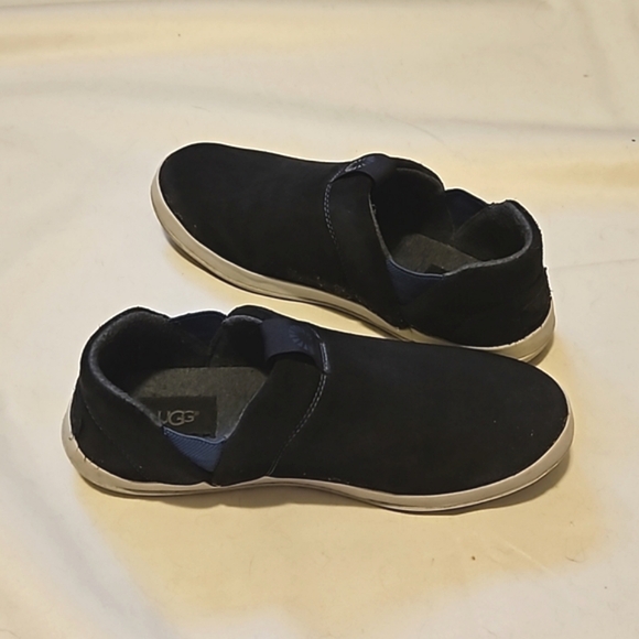 UGG Mens Hanz Blue Suede Slippers Size 10 - Picture 3 of 13